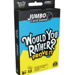 Sale Spin Master Would You Rather? Prove It Jumbo Card Game