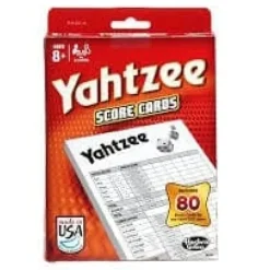 New Hasbro Yahtzee Score Pad