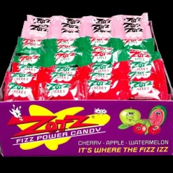 New Albanese Confectionery Zotz Strings - Cherry, Apple, Watermelon
